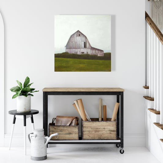 Red Rustic Barn Canvas | Home Decor | Rustic Wall Art