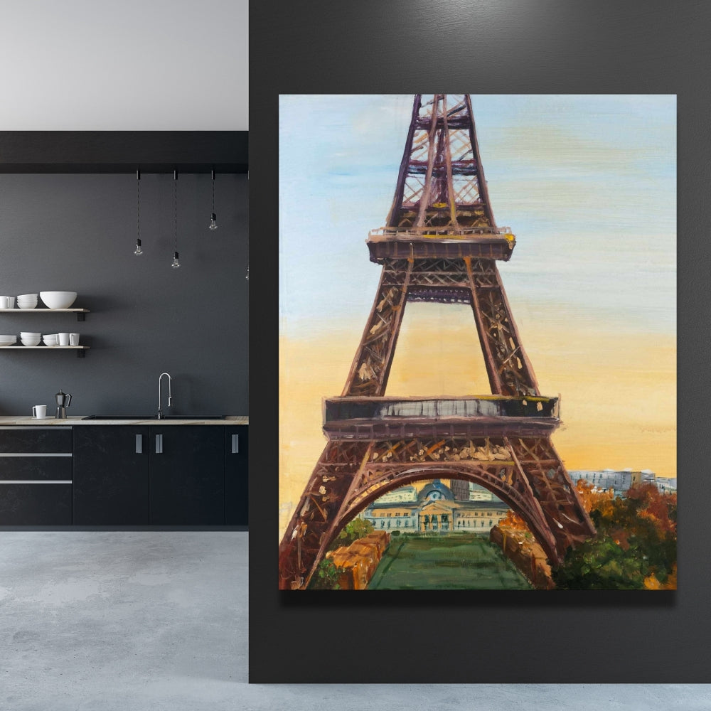 Tour Eiffel par Dawn Canvas | Décoration de chambre contemporaine