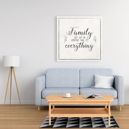 Family Shapes Beige Kitchen Canvas | Home Decor Wall Art