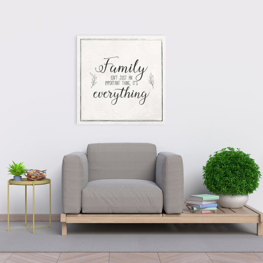 Family Shapes Beige Kitchen Canvas | Home Decor Wall Art