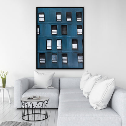 Urban Building Framed Canvas | Modern Home Decor Wall Art