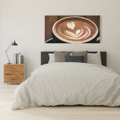 Toile artistique Cappuccino | Décoration de cuisine pour la maison