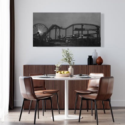 Toile blanche « Parc d'attractions » | Décoration d'intérieur et art paysager