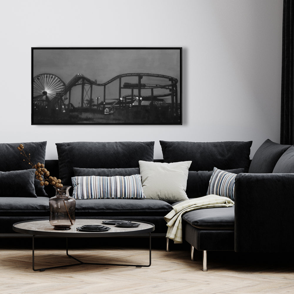 Toile encadrée Parc d'attractions - Loisirs et décoration pour la maison