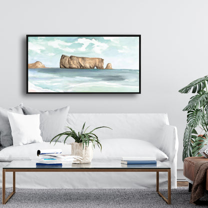 Rocher Perce Marine Bedroom Canvas | Sea Framed Home Decor