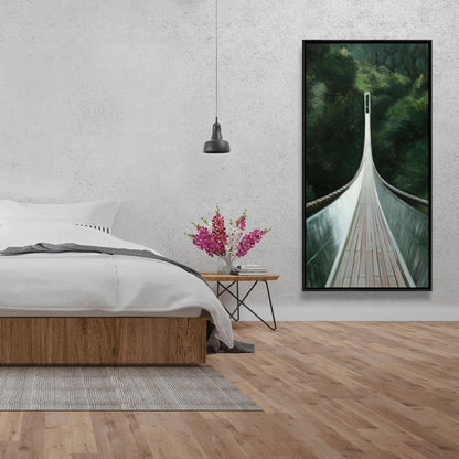 Toile encadrée « Pont escarpé » : Paysages modernes, pour décoration de chambre