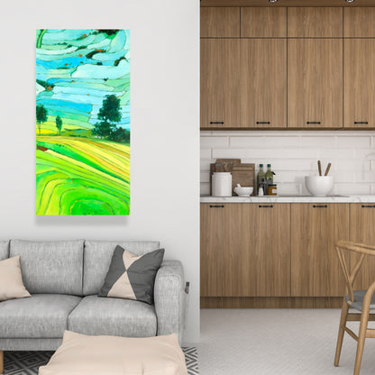Rice Fields of Vietnam Canvas - Asian Landscape Home Decor