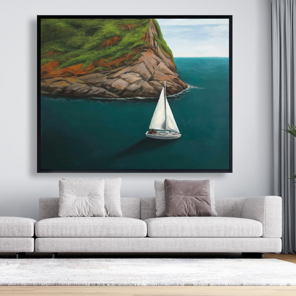 At Seda in Porto Venere | Marine Coastal Canvas for Bedroom Decor