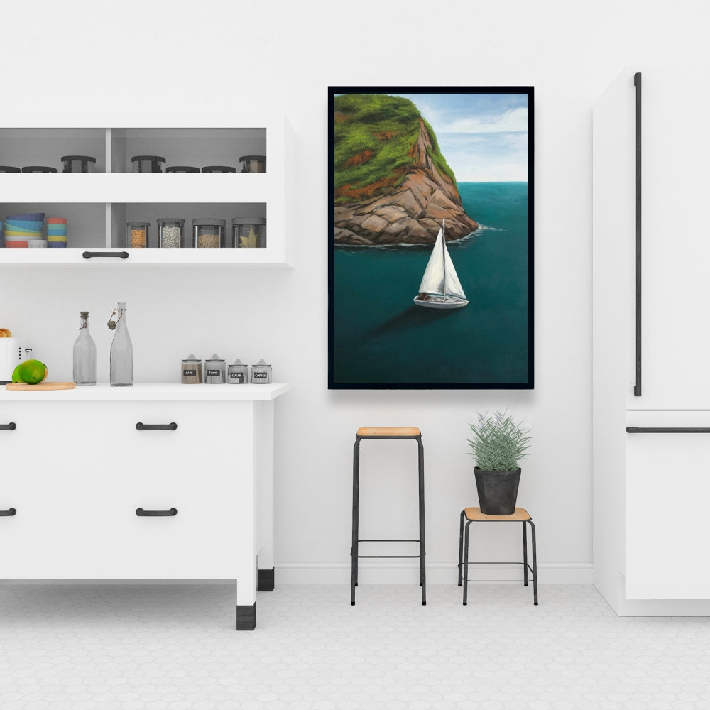 At Seda in Porto Venere | Marine Coastal Canvas for Bedroom Decor