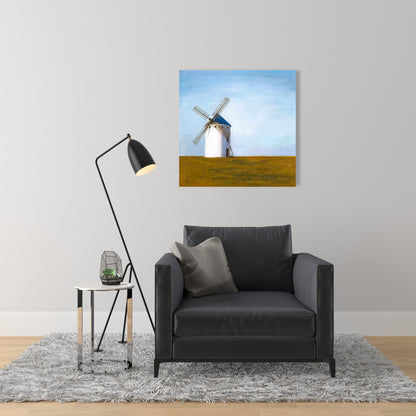Big Windmill Canvas - Building Landscapes Living Room Decor