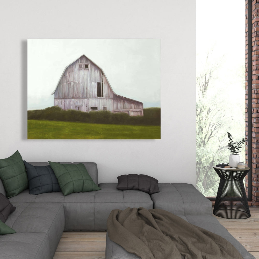 Red Rustic Barn Canvas | Home Decor | Rustic Wall Art