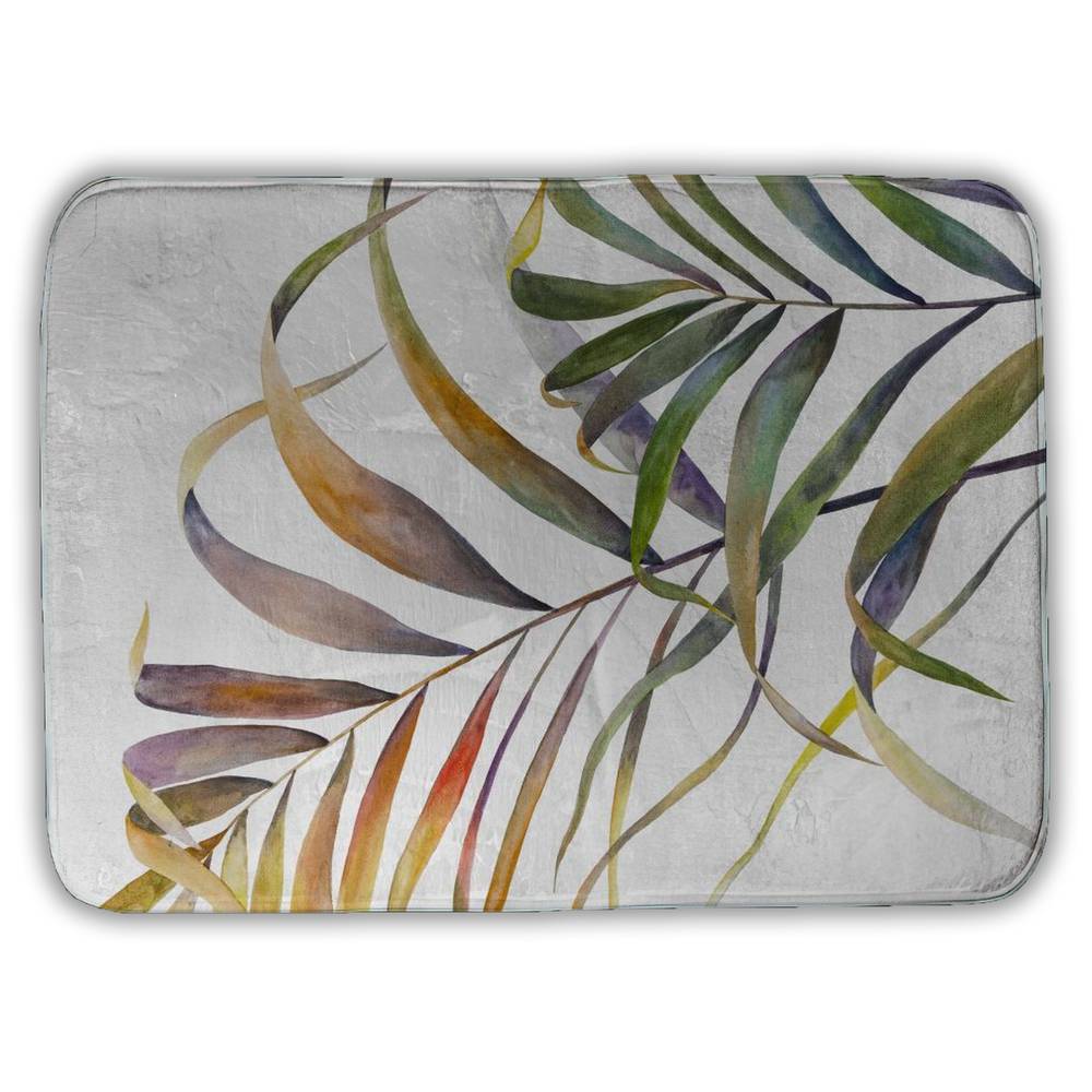 Watercolor Tropical Palm Leaves Canvas | Botanical Wall Art