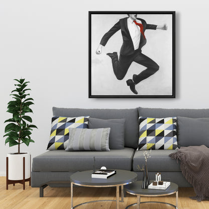 Toile encadrée Homme classique – Décoration élégante pour la chambre