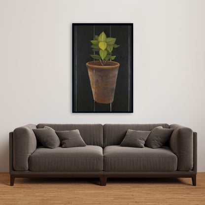 Bay Leaves Botanical Canvas | Hygge Home Decor Wall Art