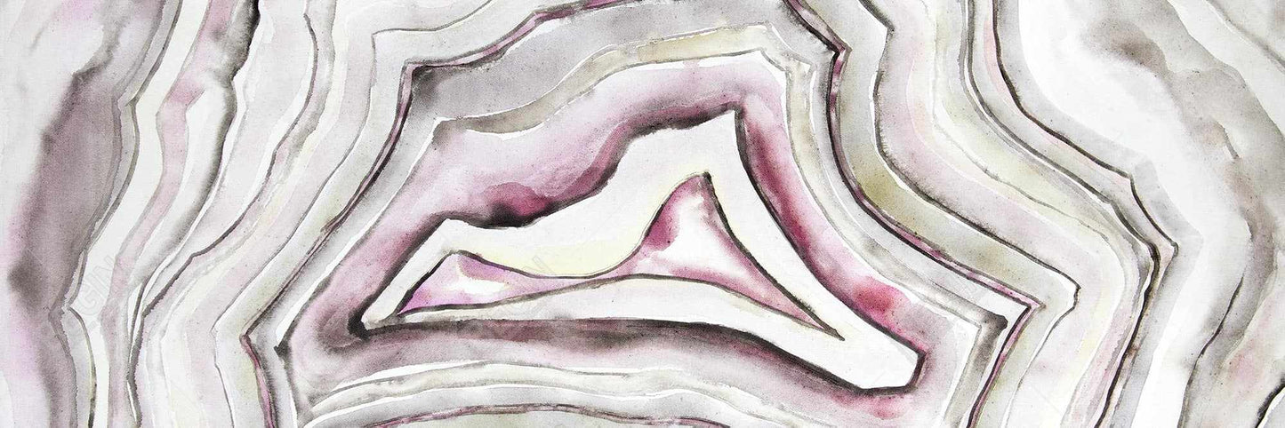 Spiritual Bedroom Wall Art | Geode Canvas Home Decor