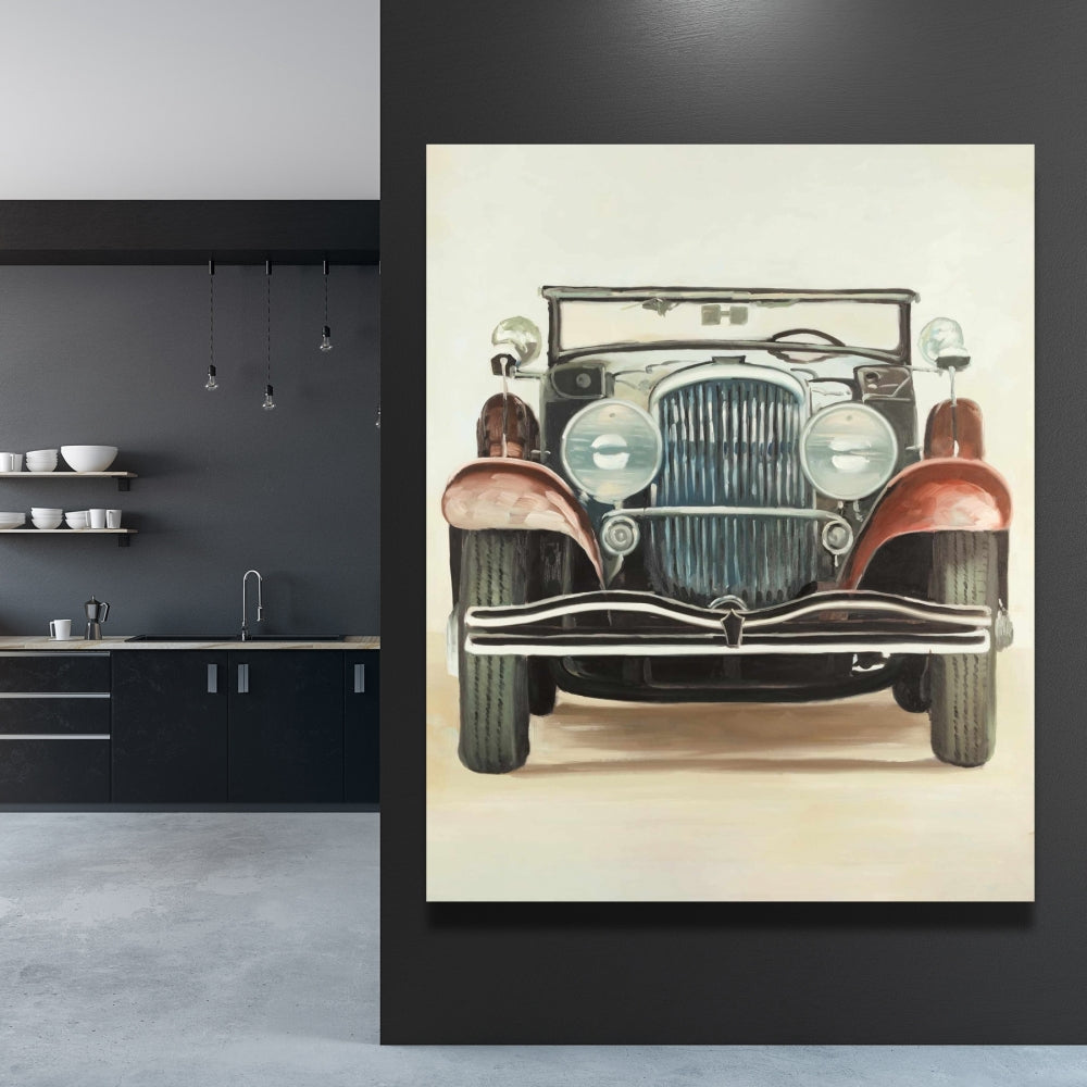 Vintage 1920s Luxury Car Canvas | Home Decor, Living Room