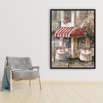 Toile encadrée « Terrasse ensoleillée » | Décoration d'intérieur