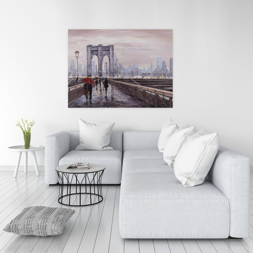 Brooklyn Bridge Canvas | Bedroom Wall Art Home Decor