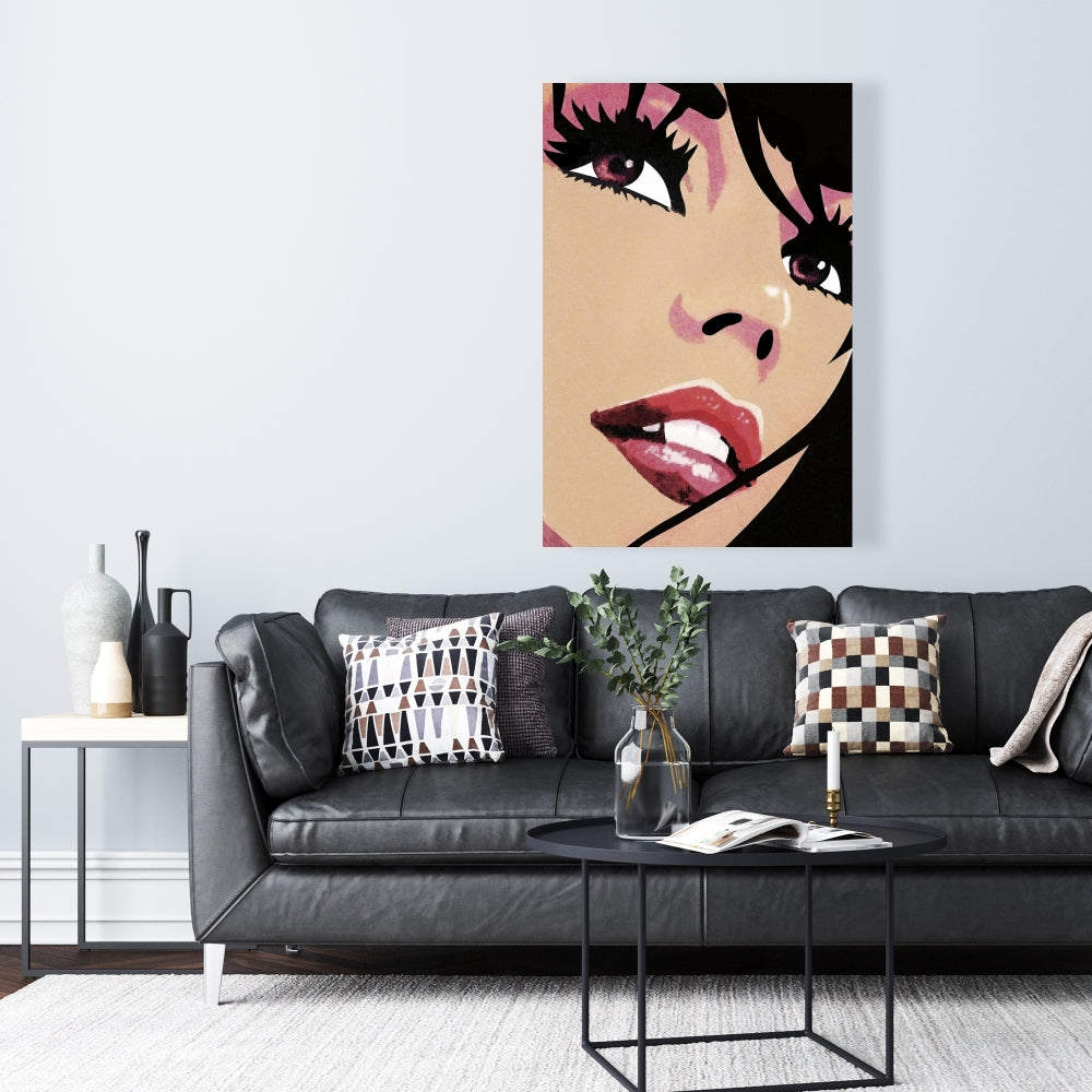 Retro Woman Bedroom Canvas - Fatal Woman Home Decor Art