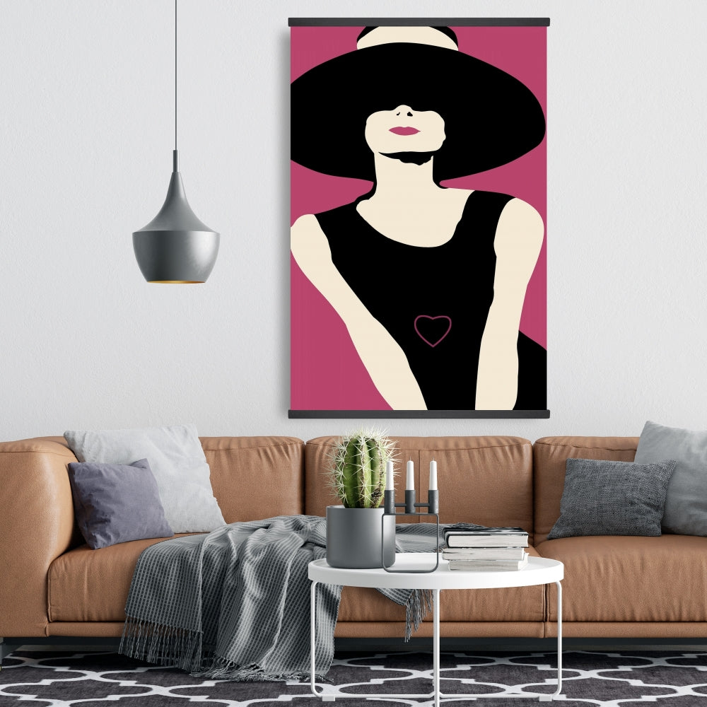Retro Woman Bedroom Canvas - My Heart to Me Home Decor Art