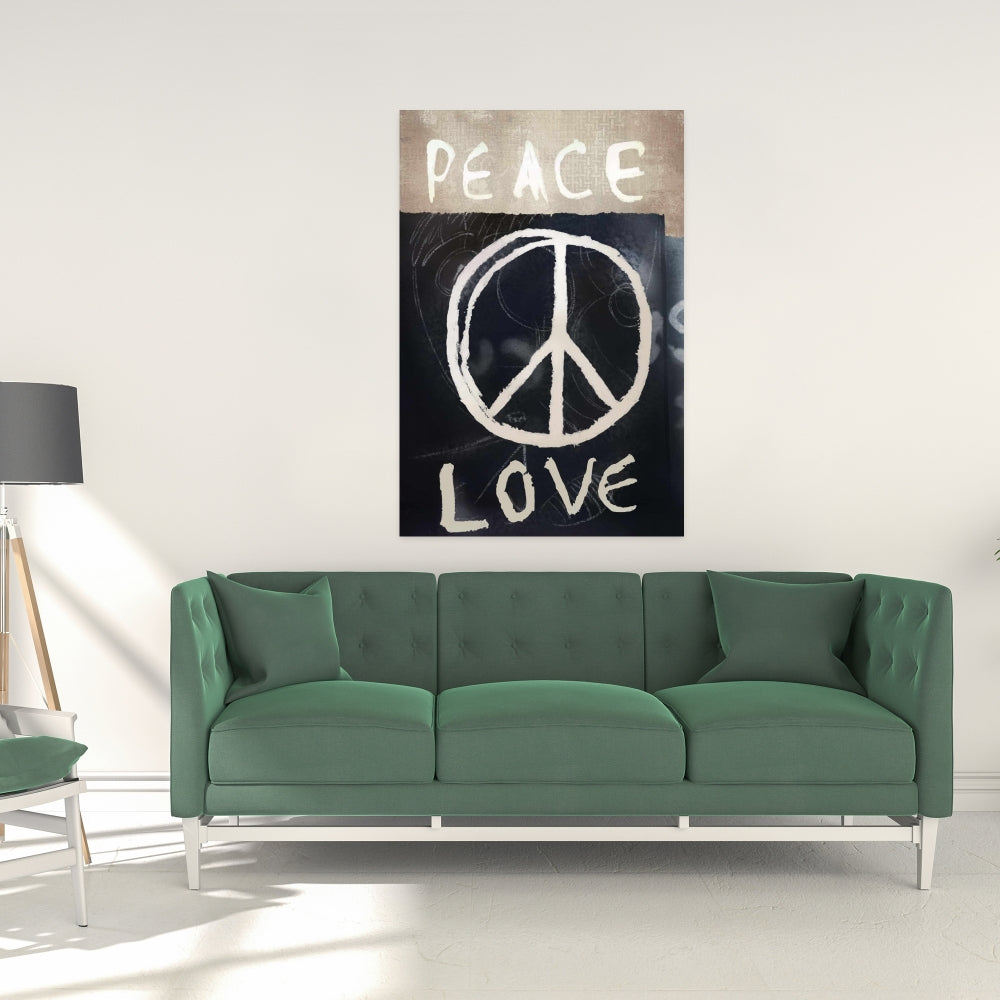 Peace Love Canvas | Motivational Home Decor | Office Quotes