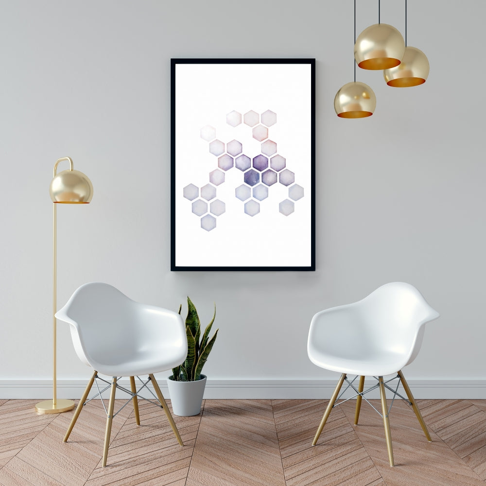 Minimalist Abstract Bedroom Framed Canvas - Alveoli Decor