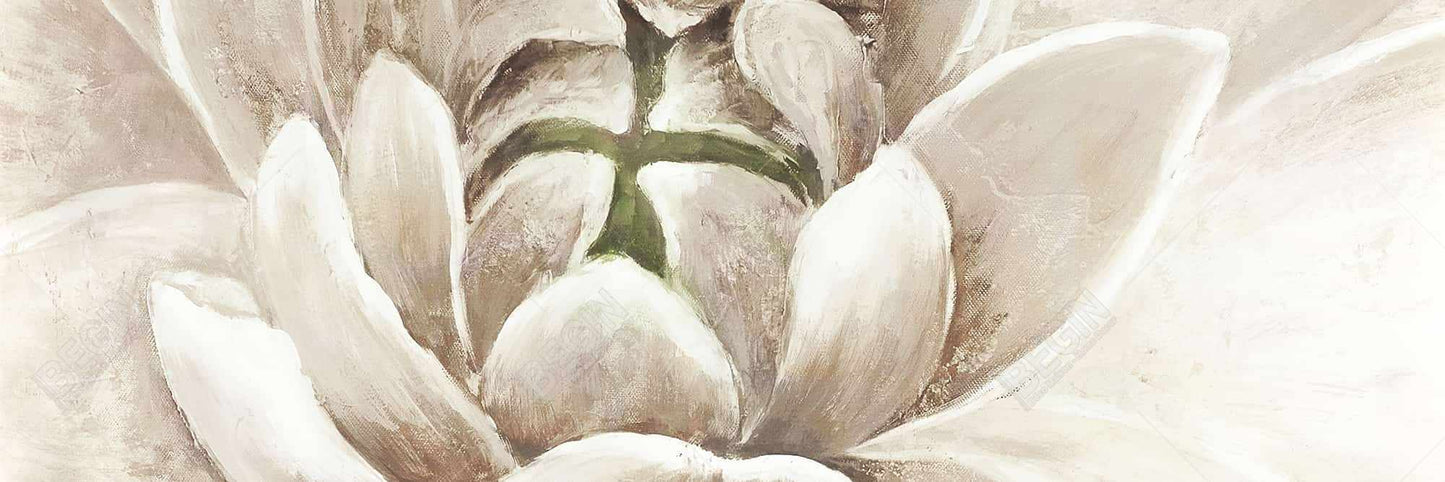 Toile encadrée Chrysanthème délicat | Décoration botanique pour chambre