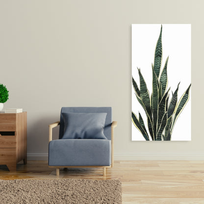 Exotic Snake Plant Canvas | Floral & Botanical Home Decor
