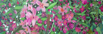 Toile encadrée « Cerisier en fleurs » | Décoration florale pour chambre