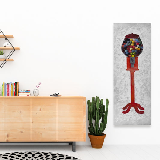 Retro Canvas Chewing Gum Dispenser - Unique Bedroom Decor
