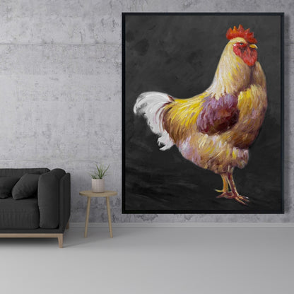 Rustic Animals Kitchen Canvas | Beautiful Rooster 2 Home Decor