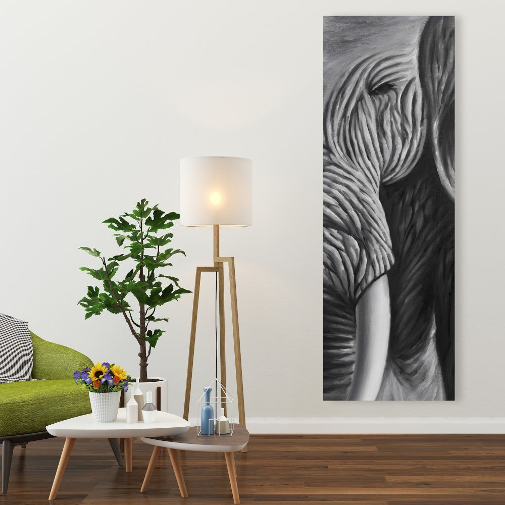 Elephant Canvas Wall Art | Living Room Decor | Animal Prints