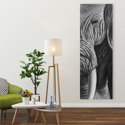 Elephant Canvas Wall Art | Living Room Decor | Animal Prints