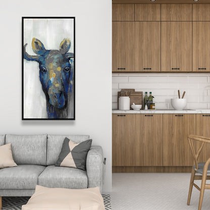 Rustic Deer Livingroom Canvas | Blue Moose Home Decor