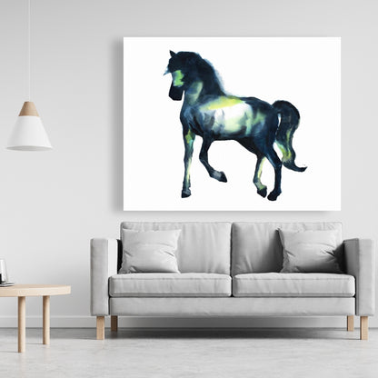 Toile élégante représentant un cheval - Décoration murale animalière