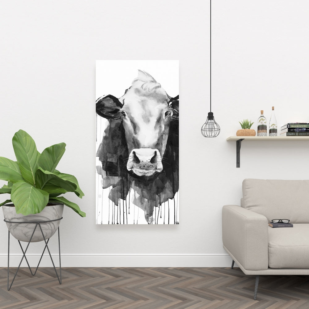 Cow Canvas Art - Farm Animals Kitchen Decor for Home
