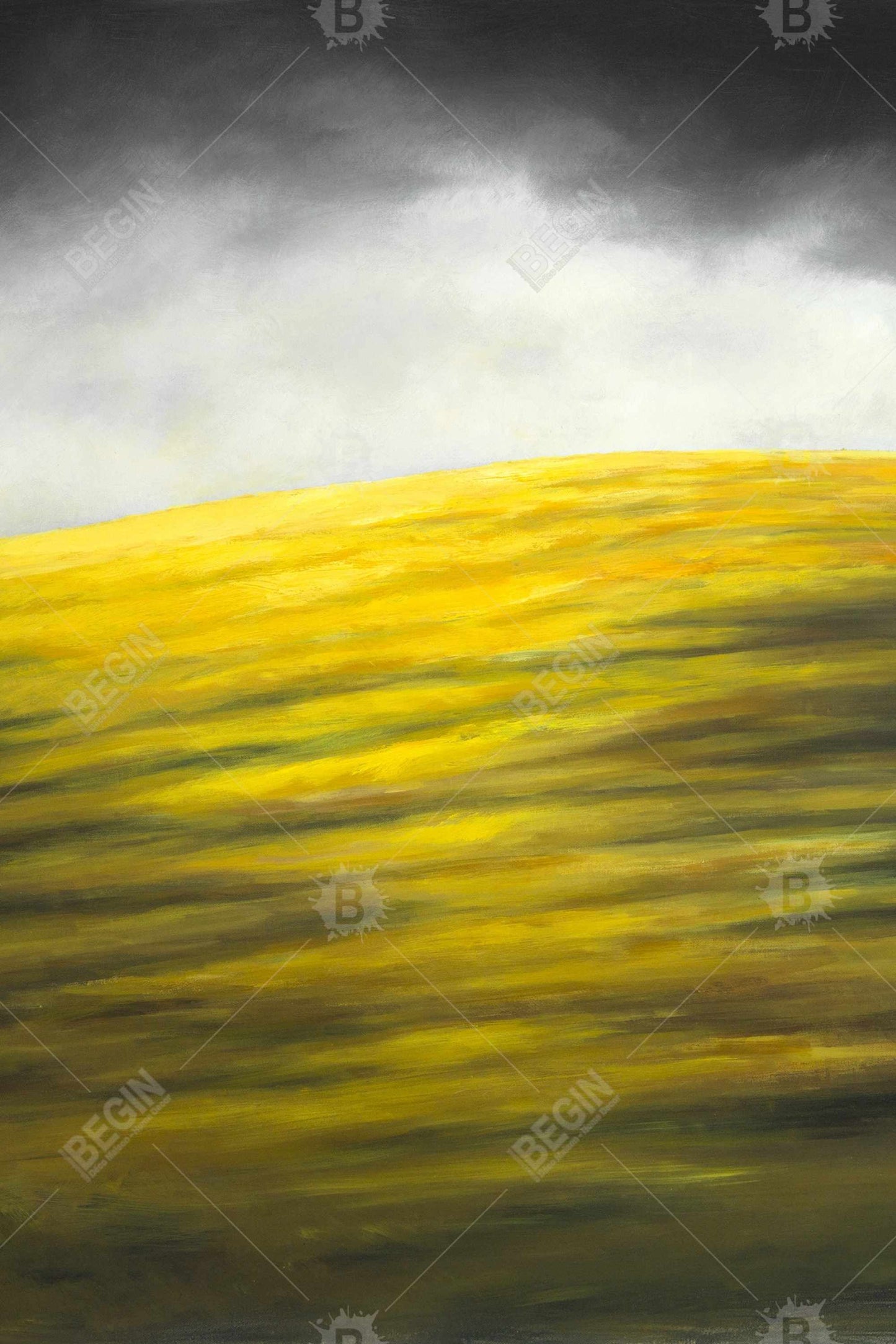 Gray Mountains Magnetic Canvas - Yellow Hill Home Decor