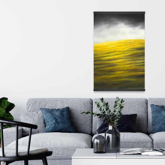 Gray Mountains Magnetic Canvas - Yellow Hill Home Decor