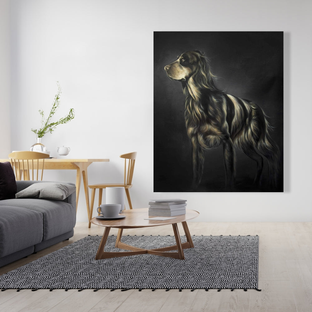Modern Picard Spaniel Canvas | Livingroom Pet Home Decor