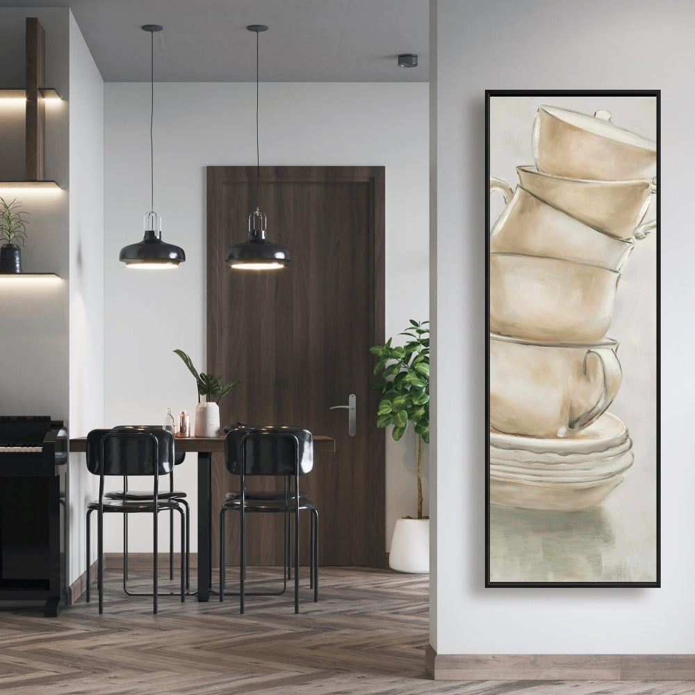 Toiles de tasses à café contemporaines | Décoration murale de cuisine