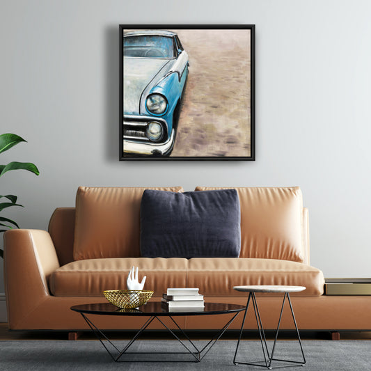 Old Classic Car Bedroom Hobbies Canvas | Home Decor Art