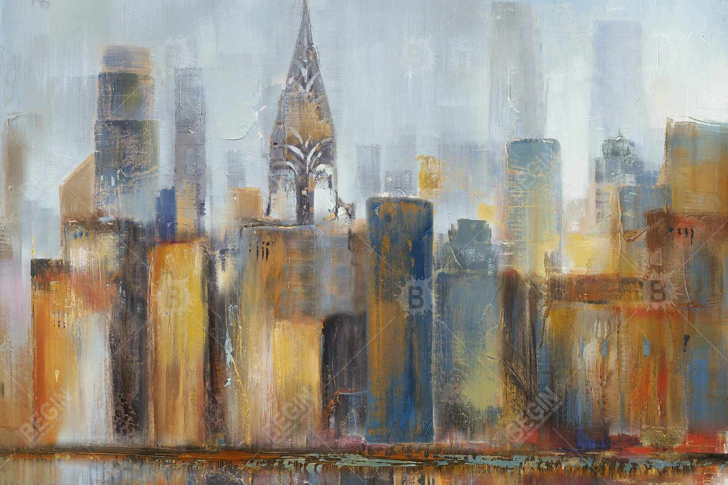 Toile Paysage urbain - Chrysler Building | Décoration murale