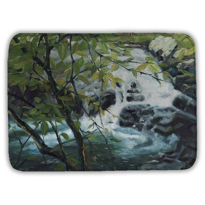 Peaceful Fall Canvas - Trees Gray Contemporary Home Decor