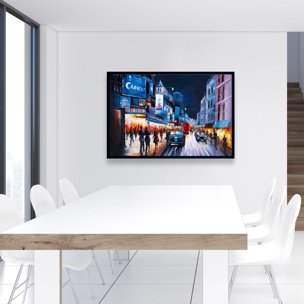 Toile encadrée Soirée Cabaret | Décoration d'intérieur contemporaine