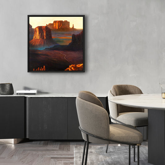 Toile moderne Monument Valley | Décoration murale pour chambre