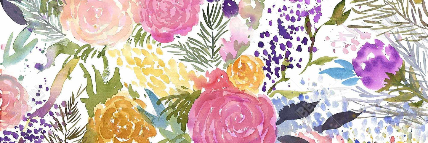 Purple Floral & Botanical Canvas - Bundle of Flowers Decor