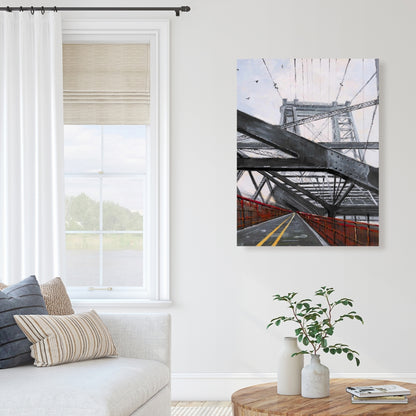 Bridge Architecture Canvas | Modern Bedroom Wall Art Decor