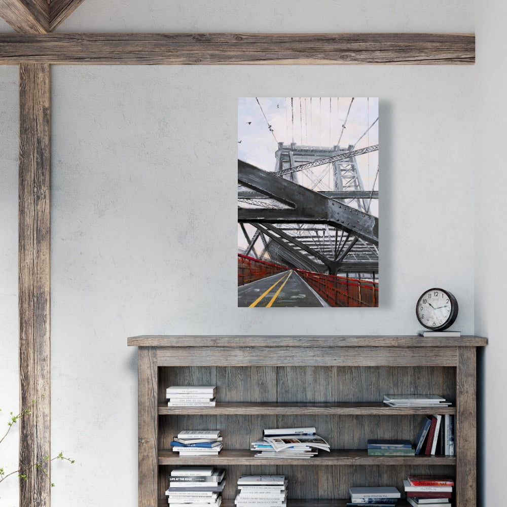 Bridge Architecture Canvas | Modern Bedroom Wall Art Decor