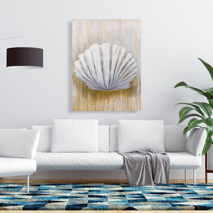 Feston Shell Canvas | Aquatic Animals Home Decor Art
