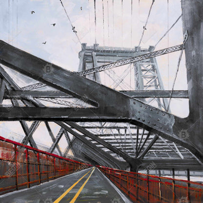 Bridge Architecture Canvas | Modern Bedroom Wall Art Decor